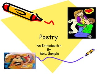 Poetry  An Introduction  By  Mrs. Sample 