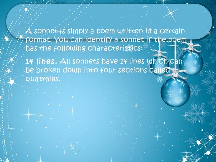 What is a 14-line poem called?