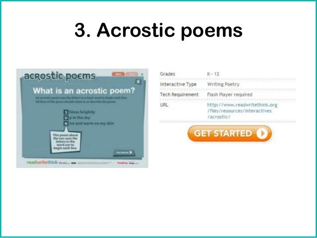 Website poetry