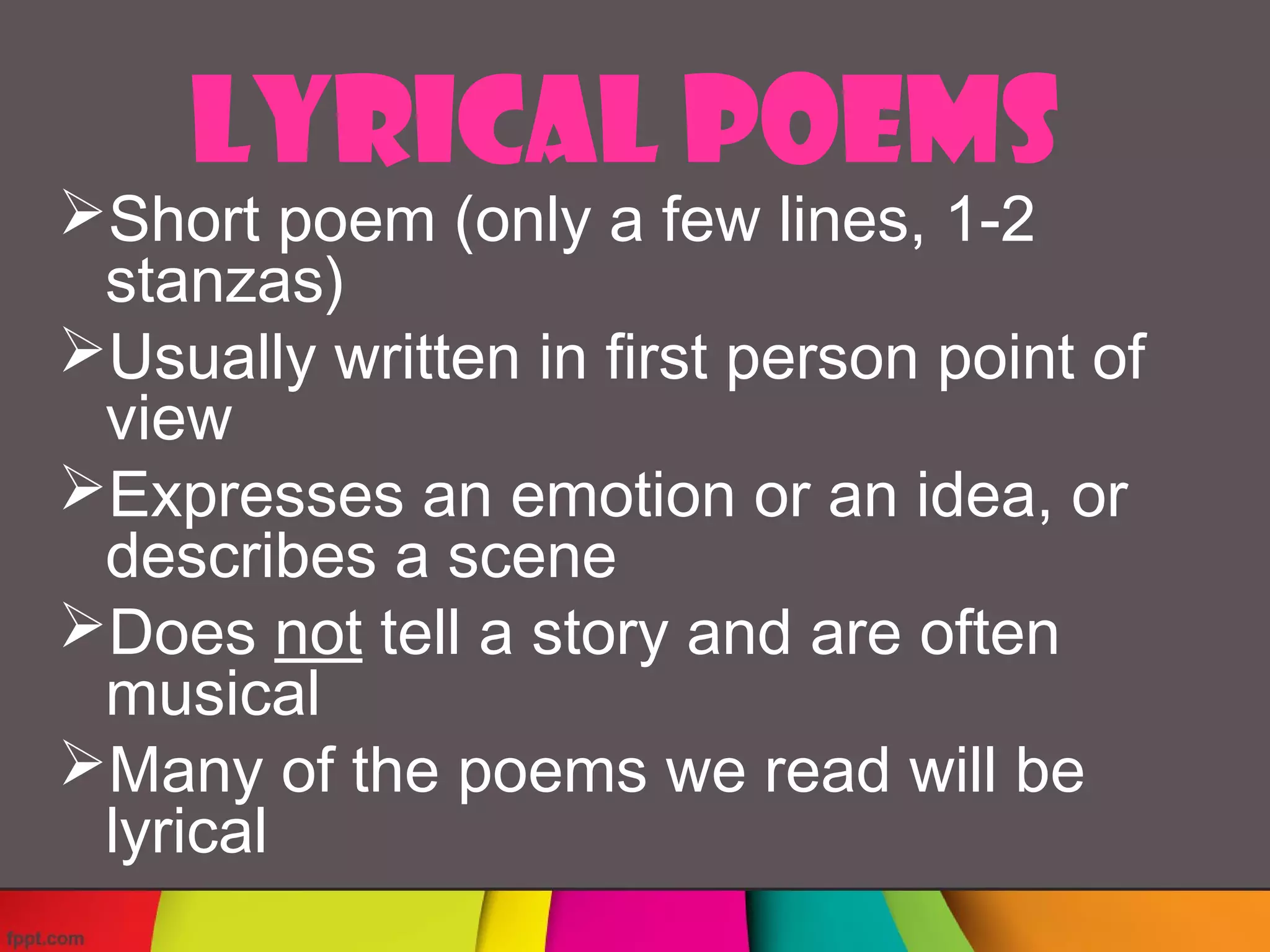 Poetry | PPT