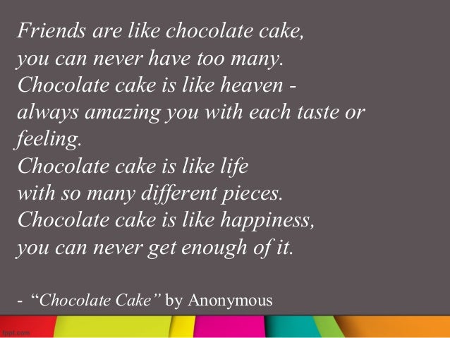 Words That Rhyme With Chocolate Cake Words That Rhyme With Chocolate Cake