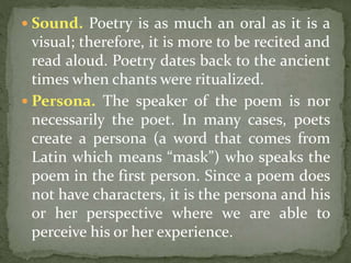 Poetry | PPTX | Poetry | Books and Literature