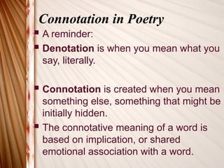 Connotation Implication Poetry.ppt_for_high_school_students_useful | PPT