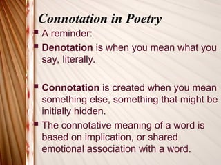 Poetry for beginners with no previous knowledge | PPT