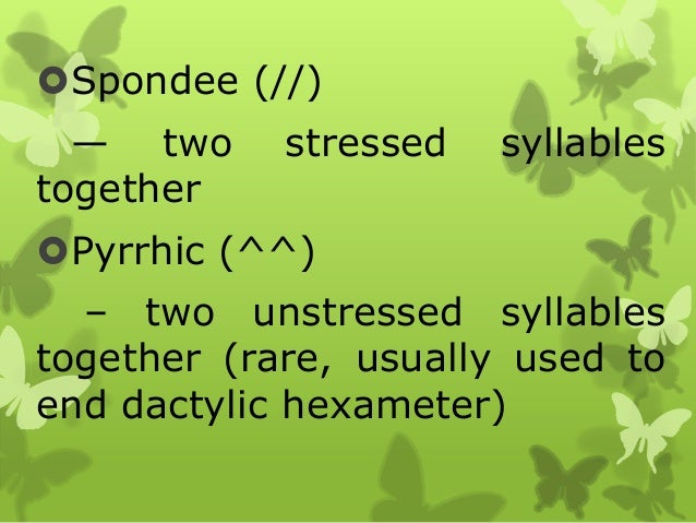 poetic scansion poetic scansion