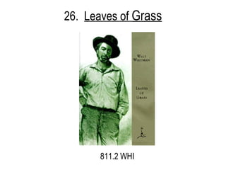 26.  Leaves of  Grass 811.2 WHI 