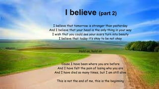 Poetry i believe | PPTX