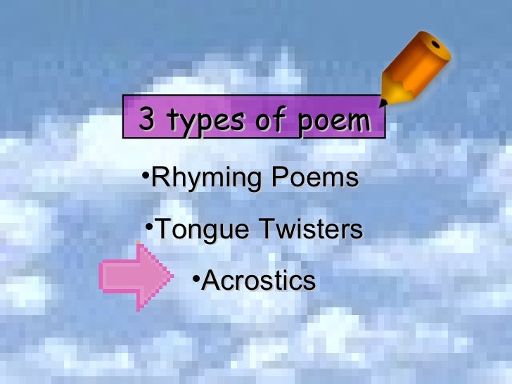 Tom's TEFL - Poetry / Rhyming Words Introduction