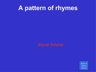 Poetry Jeopardy | PPT