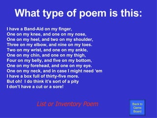 Poetry Jeopardy | PPT