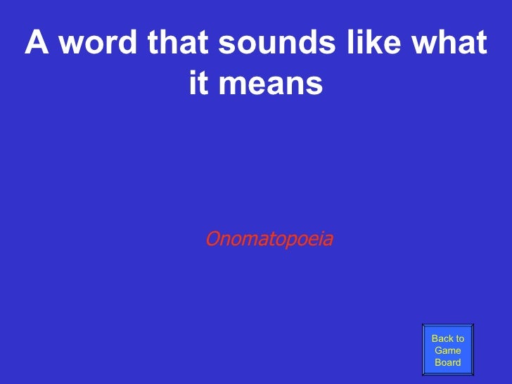 poetry jeopardy jeopardy sounds