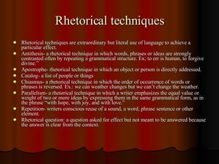 Poetry Terms | PPT