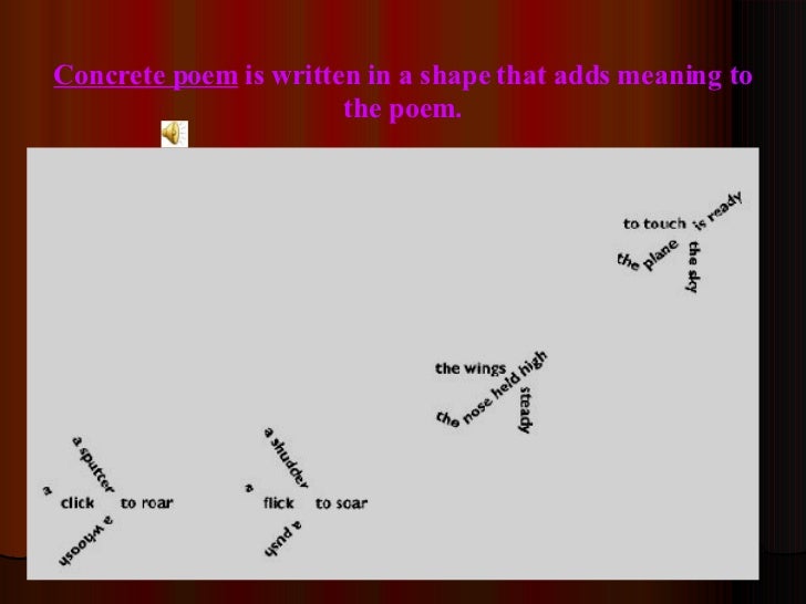 meaning verse narrative Poetry Terms