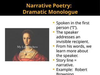 reading and writing poetry - POETRY BASICS | PPTX