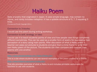 Poetry book | PPT