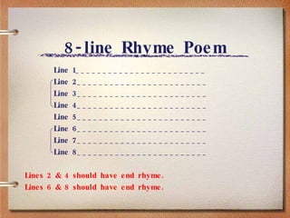 Poetry collection | PPT | Poetry | Books and Literature