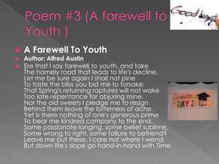 Poetry dedication project | PPTX
