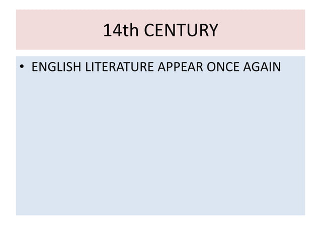 English poetry/Poetry evolution in England | PPT