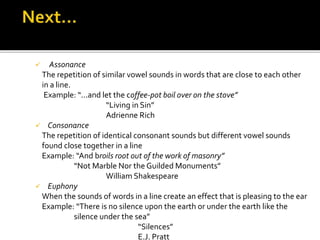 Poetry in literature | PPTX