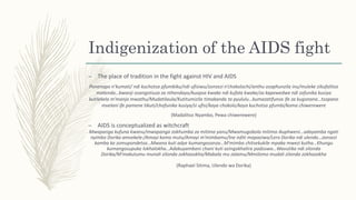 Poetry in the time of HIV and AIDS | PPT