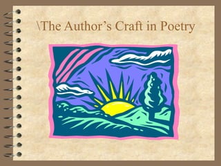 The Author’s Craft in Poetry
 