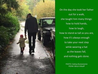 THE POETRY OF LIFE -- Mitch Ditkoff