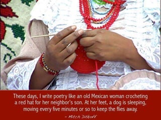 THE POETRY OF LIFE -- Mitch Ditkoff