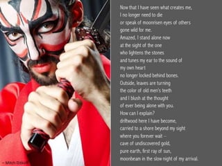 THE POETRY OF LIFE -- Mitch Ditkoff
