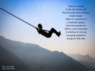 THE POETRY OF LIFE -- Mitch Ditkoff