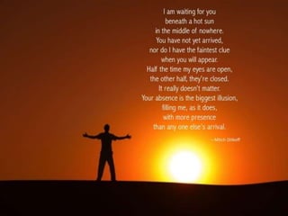 THE POETRY OF LIFE -- Mitch Ditkoff