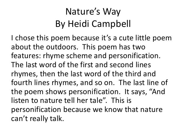 Nature S Personification Nature S Personification