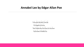 Annabel Lee by Edgar Allan Poe
 