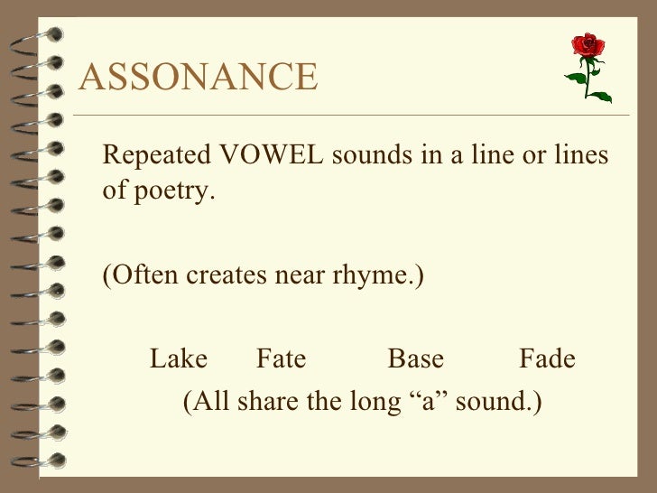 repetition of vowel sounds within words repetition of vowel sounds within words