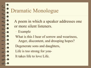 Poetry terminology | PPT