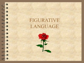 FIGURATIVE
LANGUAGE
 