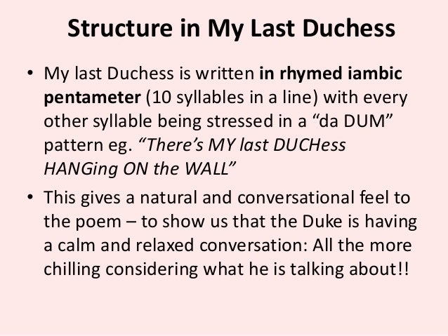 poetry essay on my last duchess