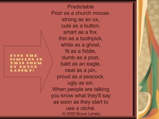 Poetry terms notes | PPT