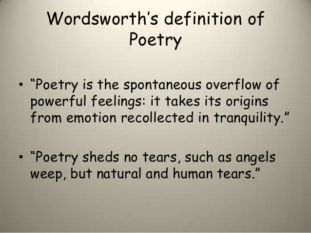 Poets and poetry
