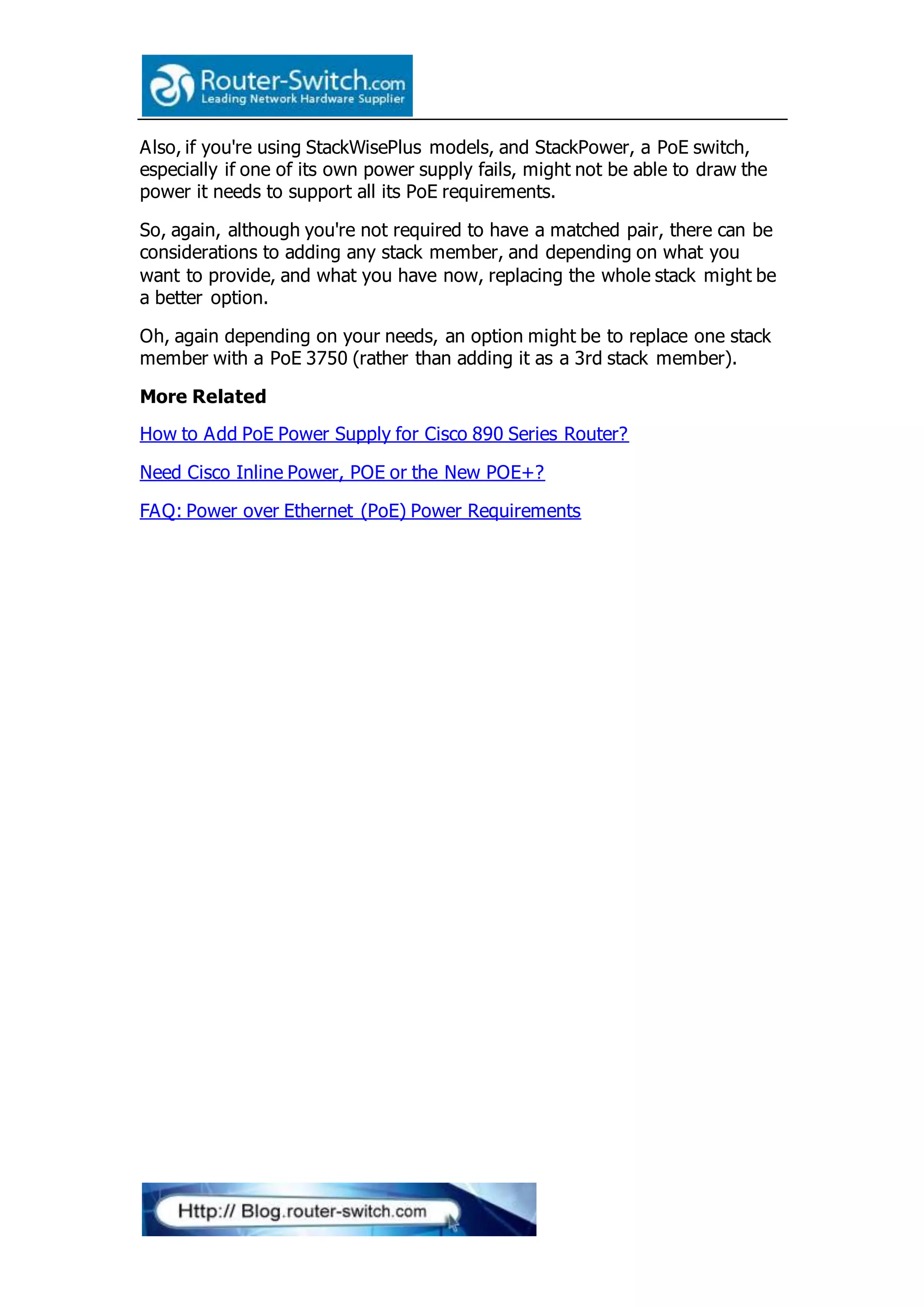 Po e vs. poe+. the main features comparison | DOCX
