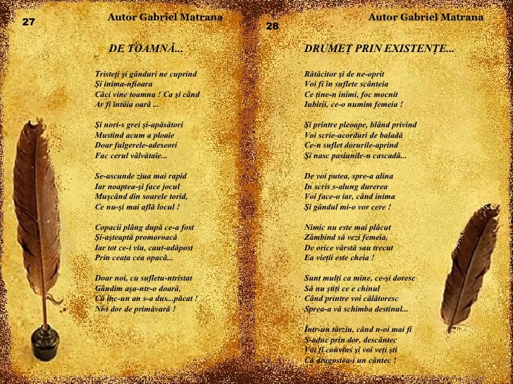 Poezie Gabriel Matrana 2008 2009