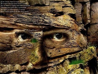 Şi-am crescut, nepot al nopţii lăudate. Mi-a menit amurgul piază bună-n toate. Dar eu viaţa n-o-nţeleg dată de-a pomenele şi-mi aleg prin luptă ochii şi sprîncenele. Mă topesc ca fulgul gingaş în azururi. Dîră-n soarta maşteră voi lăsa de-a pururi. S.  Esenin 