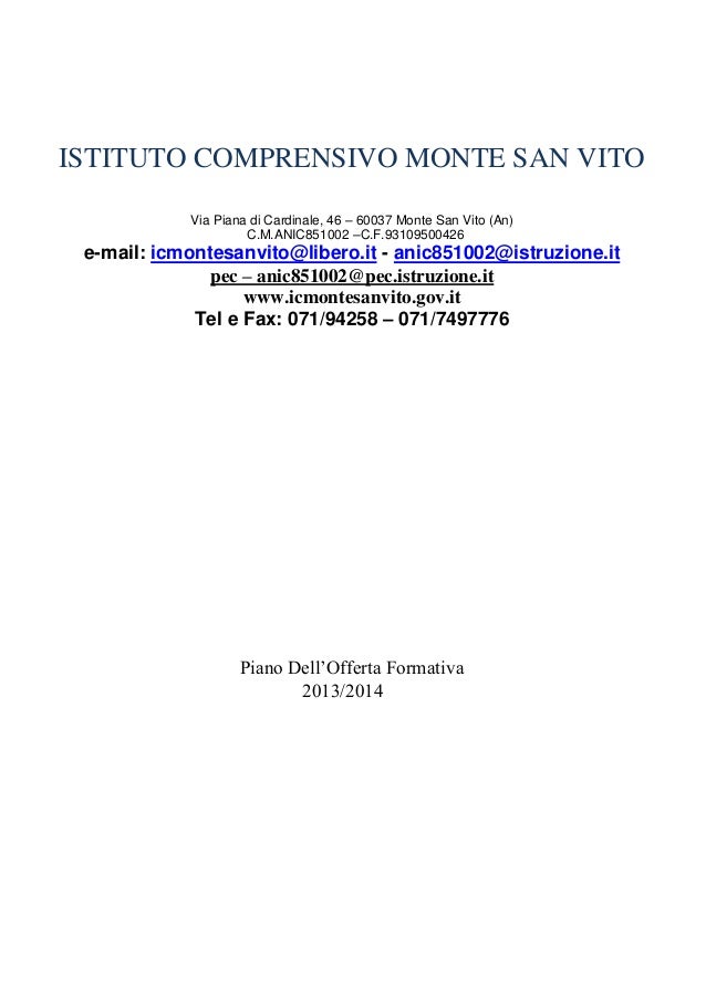 POF appuntamenti di consulenza