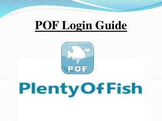 POF Login Guide
 