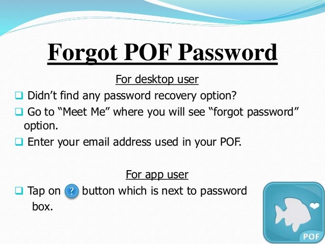 pof app login pof app login