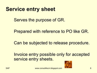 Service Po Guide Example Po For Services | PPT