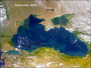 Černé moře  NASA   