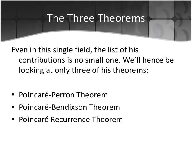 Pointcarre Math Theoreme pointcarre - handtwist