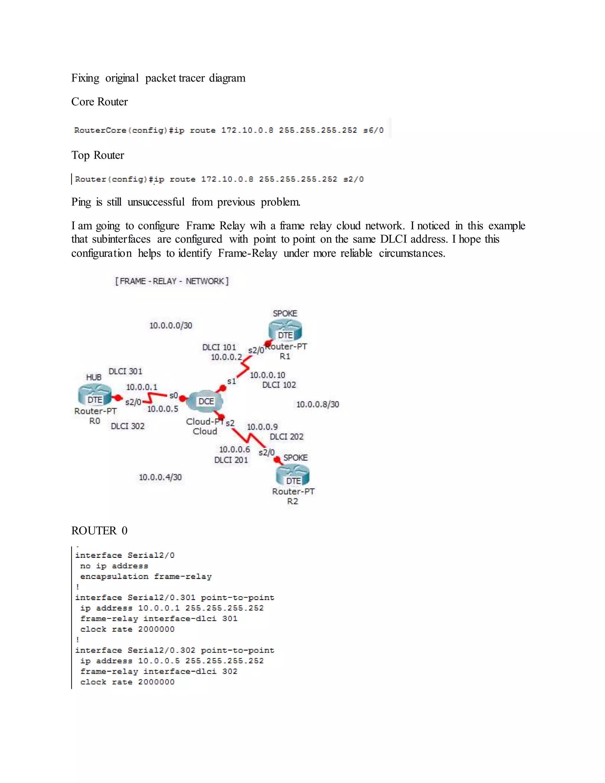 Packet Tracer: WAN, point to point links. | DOCX
