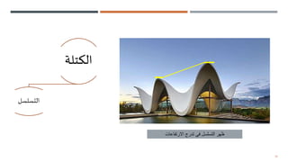 25
‫الكتلة‬
‫التسلسل‬
‫االرتفاعات‬ ‫تدرج‬ ‫في‬ ‫التسلسل‬ ‫ظهر‬
 