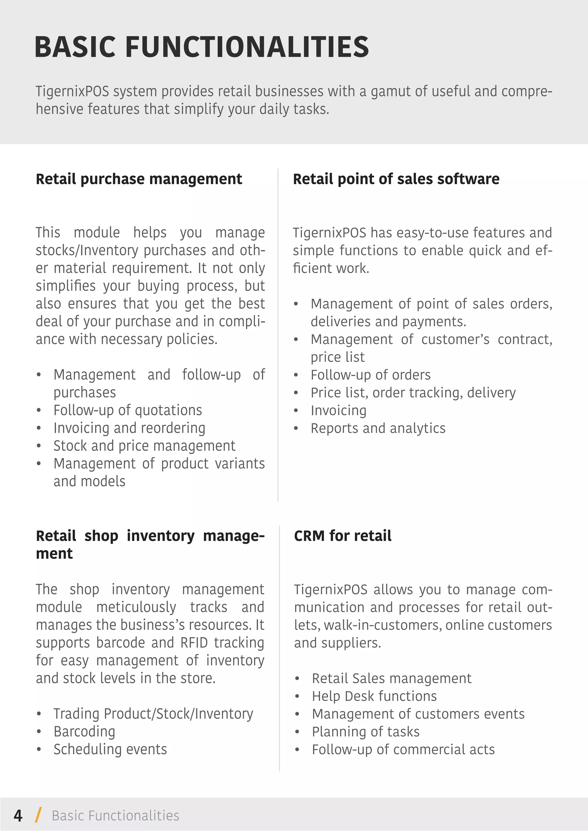 Overview of POS System | PDF